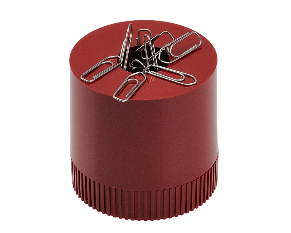 ARLAC Büroklammern-Spender 211.12 Clip Boy 2000 weinrot