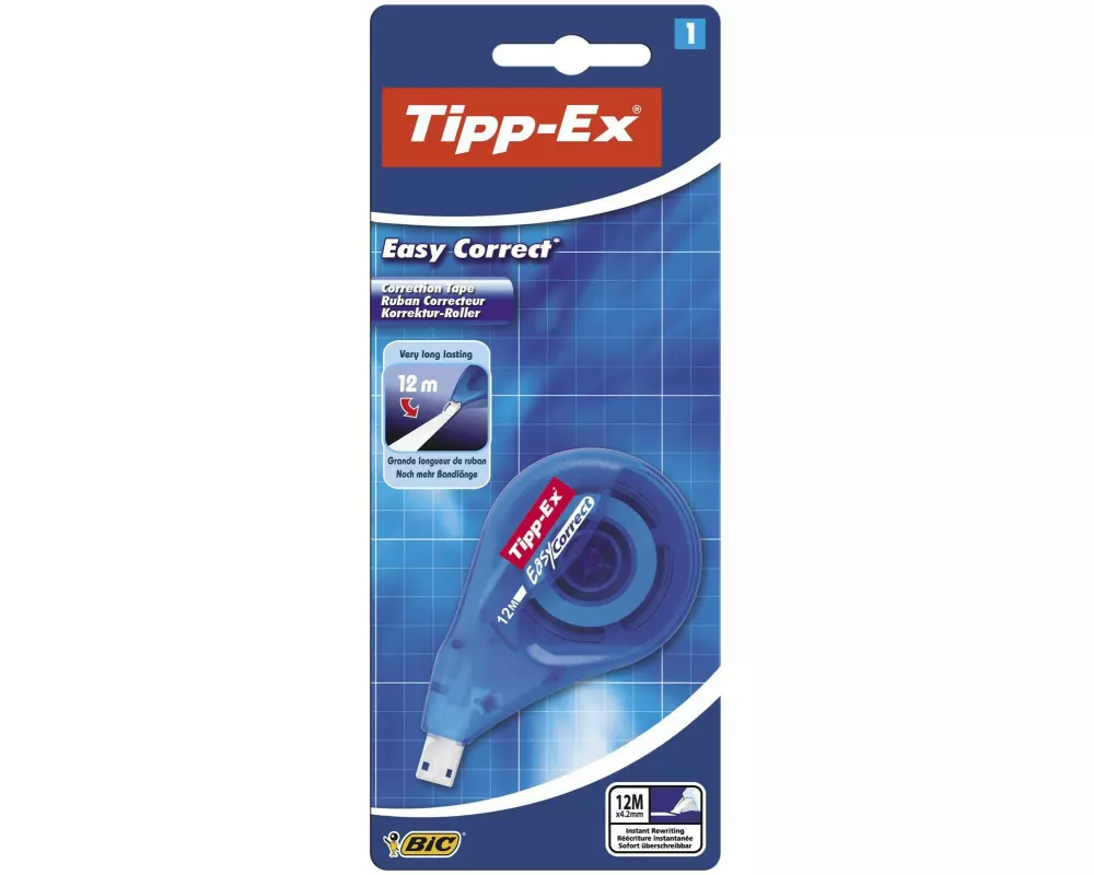 Tipp-Ex Korrekturroller Easy Correct 12 m x 4.2 mm, 1 Stück