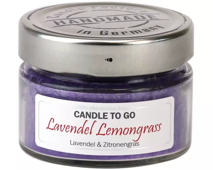 Candle Factory Duftkerze Lavendel und Lemongrass Candle to go