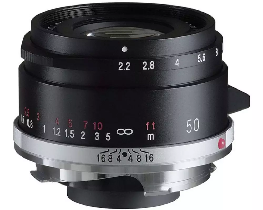 Voigtländer Festbrennweite Color-Skopar 50mm F/2.2 VM Schwarz – Leica M