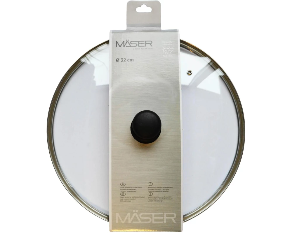 Mäser Pfannendeckel 32 cm, Transparent