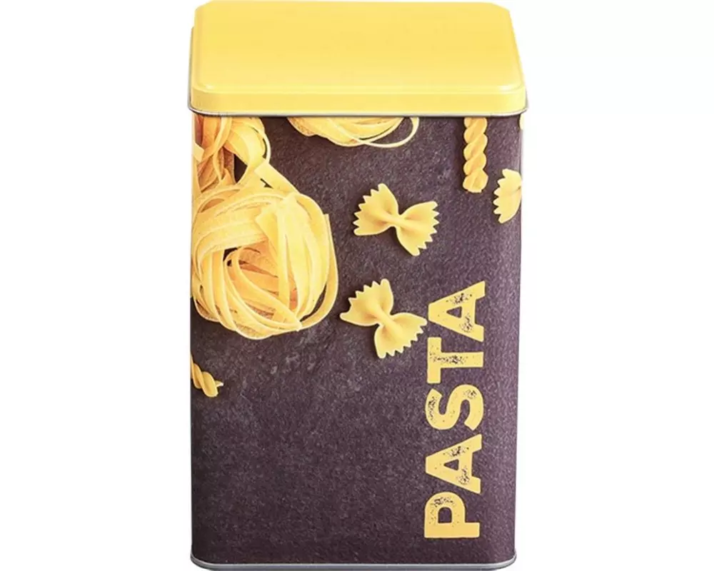 Kesper Vorratsdose Paste 2 l, Schwarz/Gelb