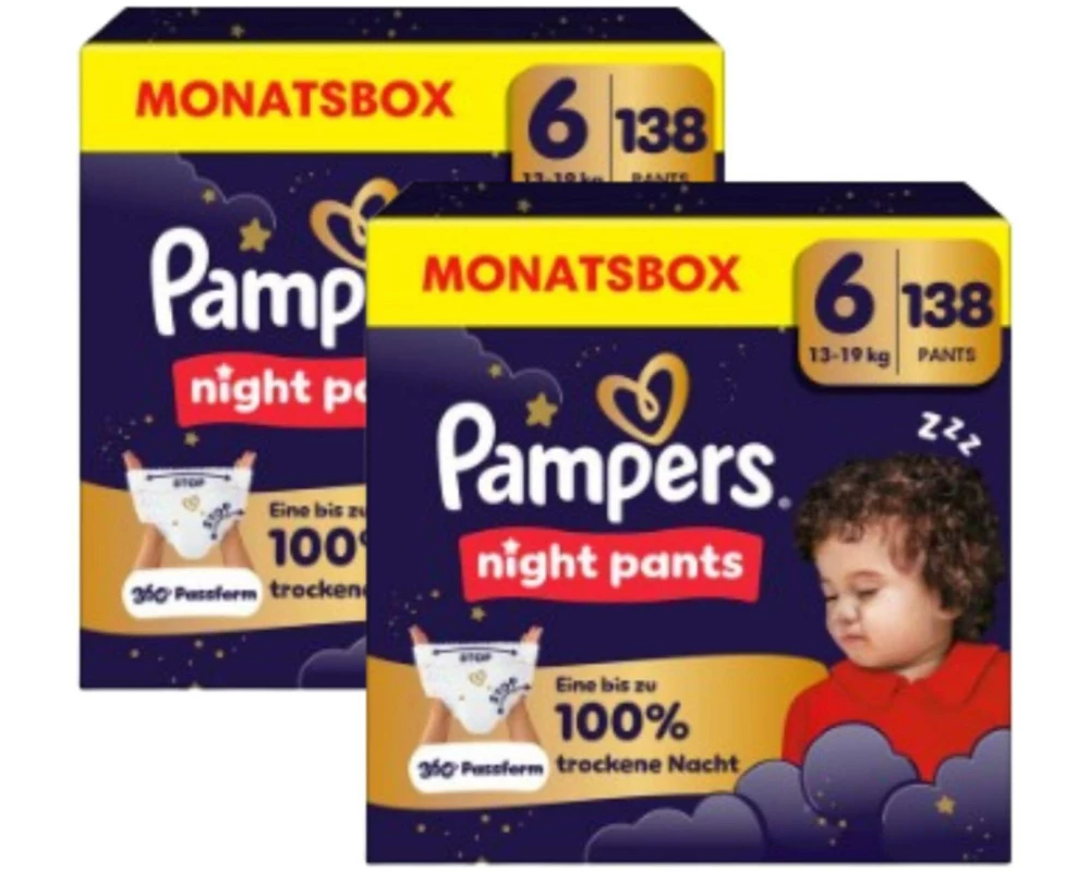 Pampers Nachtwindeln Baby Dry Night Pants Grösse 6