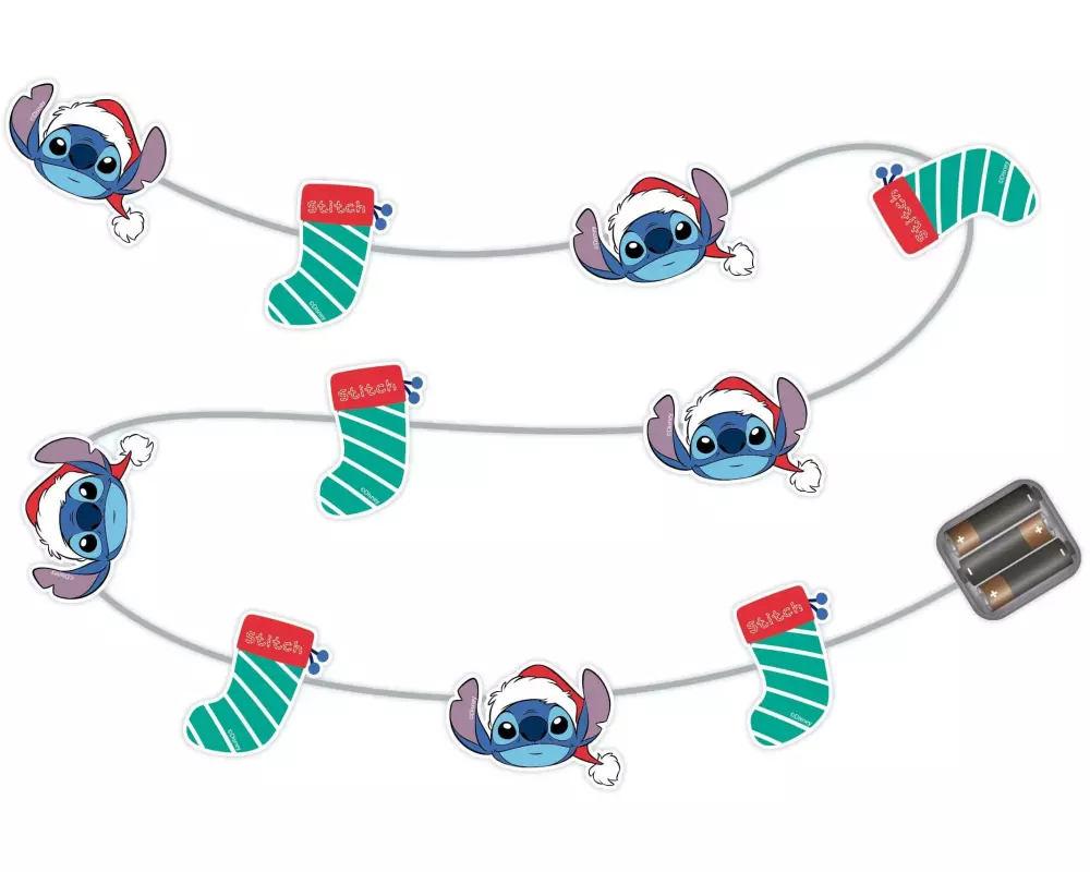 Arditex LED-Lichterkette Lilo and Stitch, 10 LEDs, 165 cm