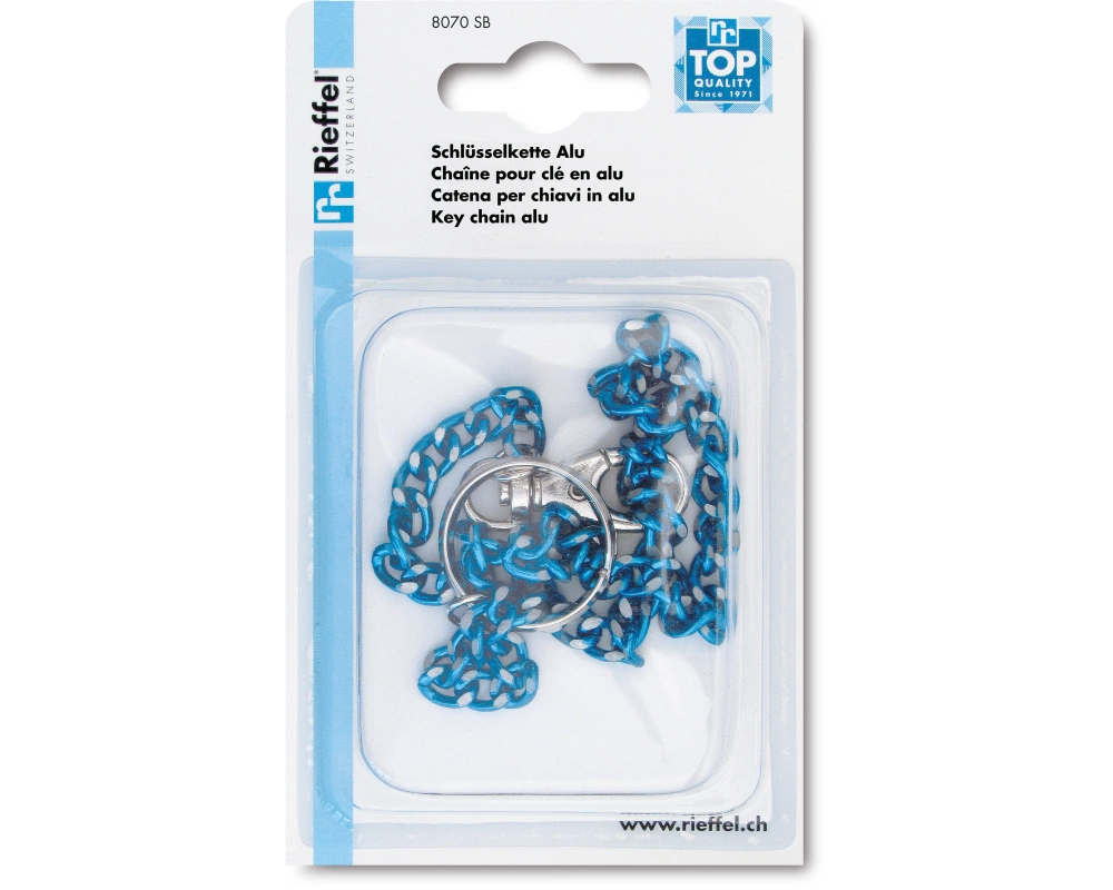 RIEFFEL SWITZERLAND Schlüssel-Ketten 8070 SB assortiert 47cm