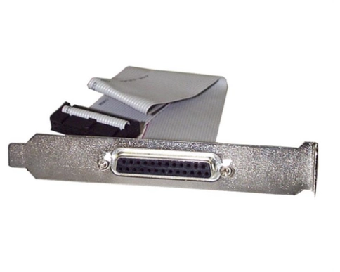 StarTech.com PLATE25F16 Kabeladapter DB-25 IDC Grau