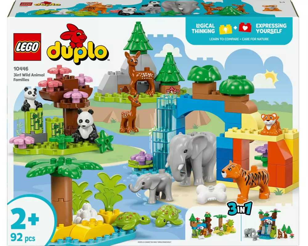LEGO® DUPLO® Wildtier-Familien 3-in-1-Set 10446