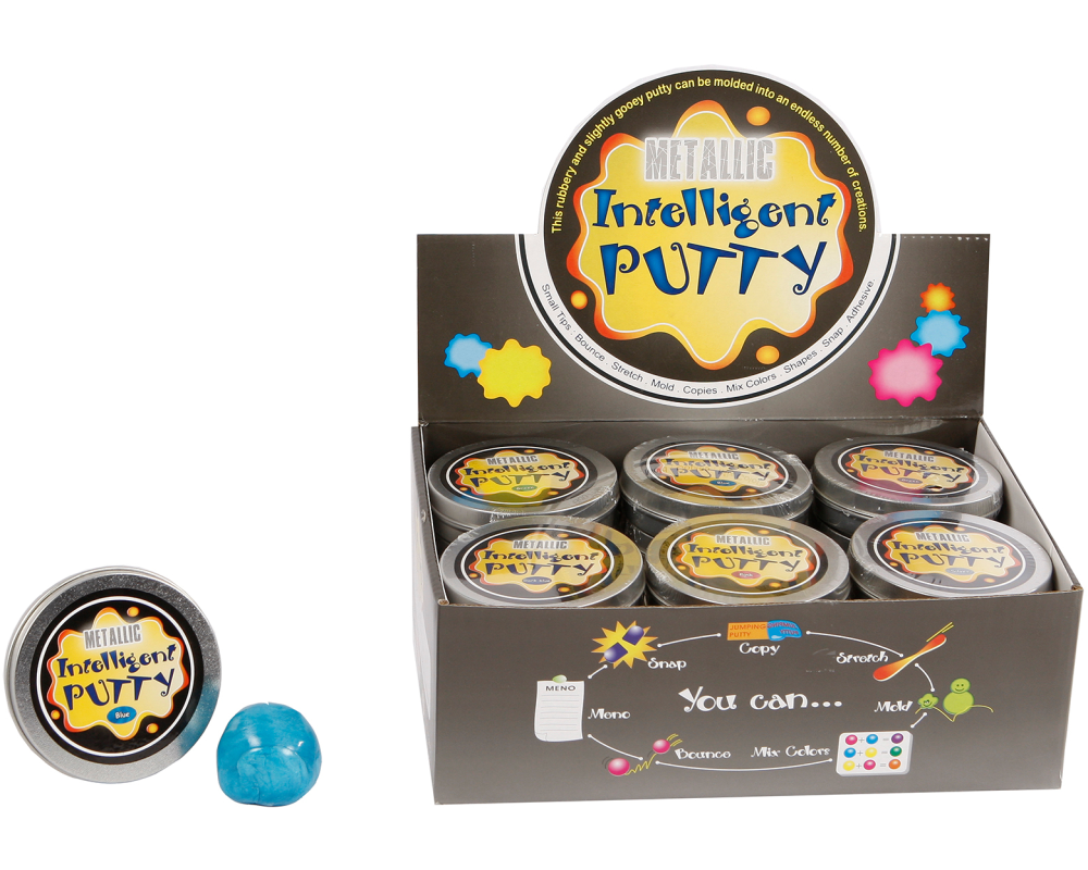 ROOST Intelligente Knete 620512 6 assortiert