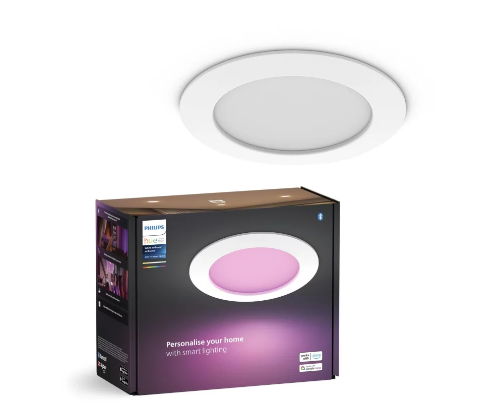 Philips Hue White & Color Ambiance Slim Recessed 170 mm weiss