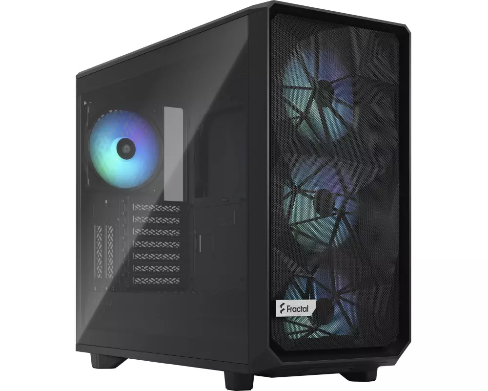 Fractal Design PC-Gehäuse Meshify 2 RGB TG Light Tint Schwarz