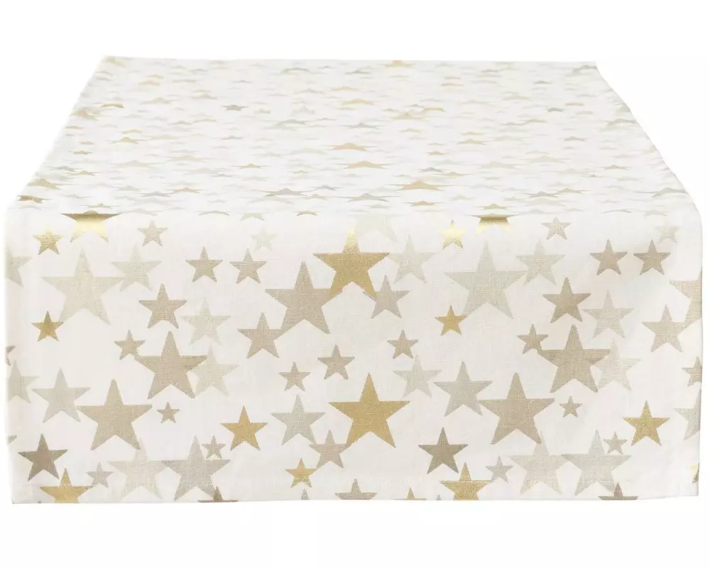 Boltze Tischläufer Sparkly Textil, 140 x 40 cm