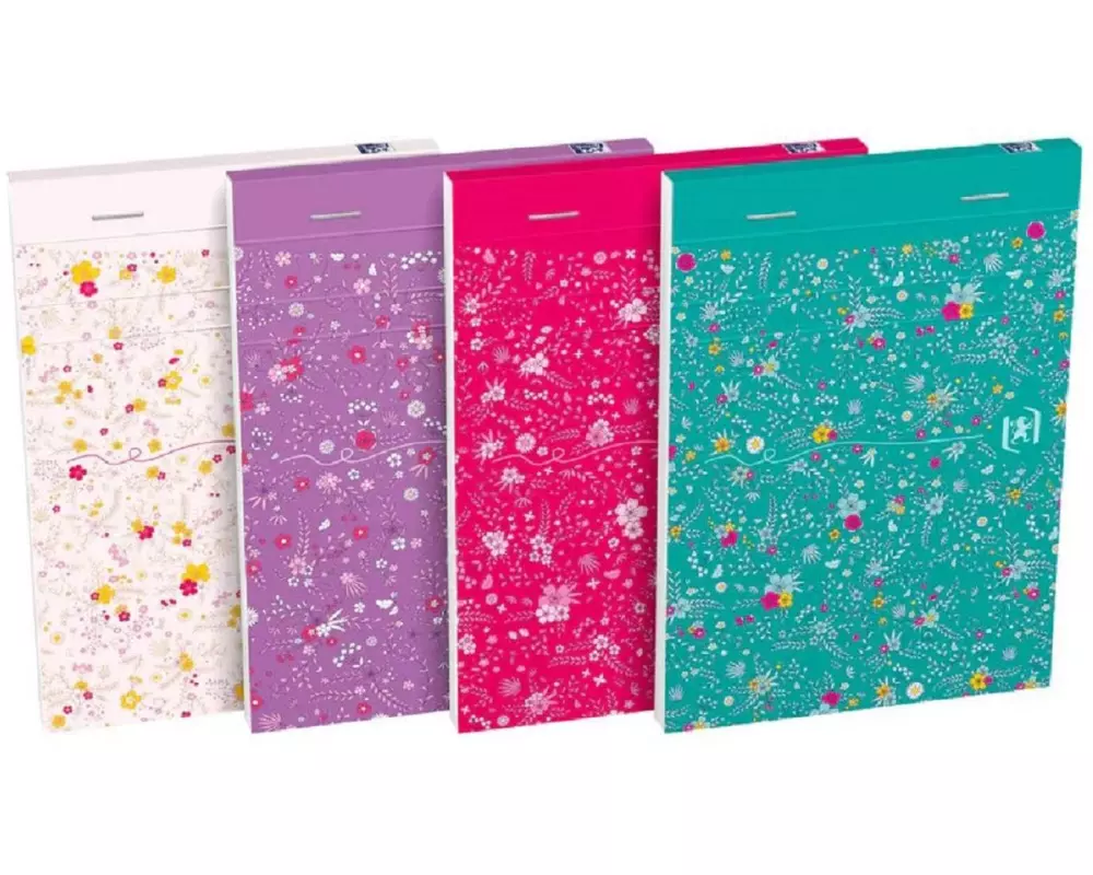 Oxford Notizblock GO Floral A6 liniert