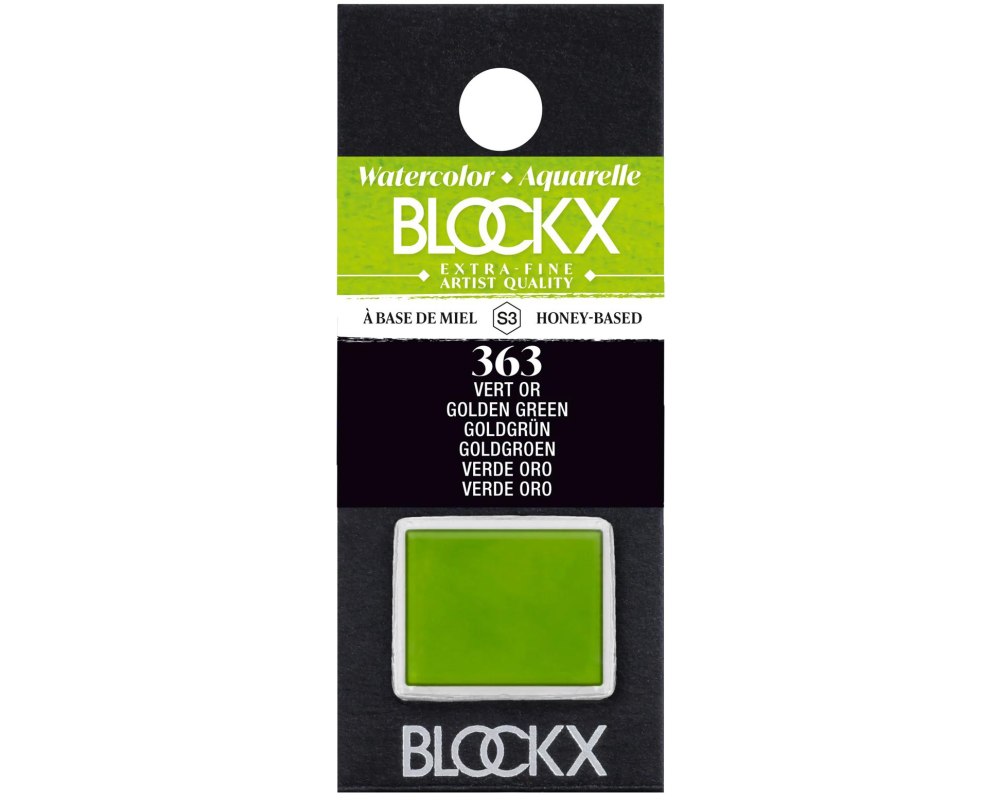 BLOCKX Aquarellfarbe 1.5ml 41363BXC goldgrün
