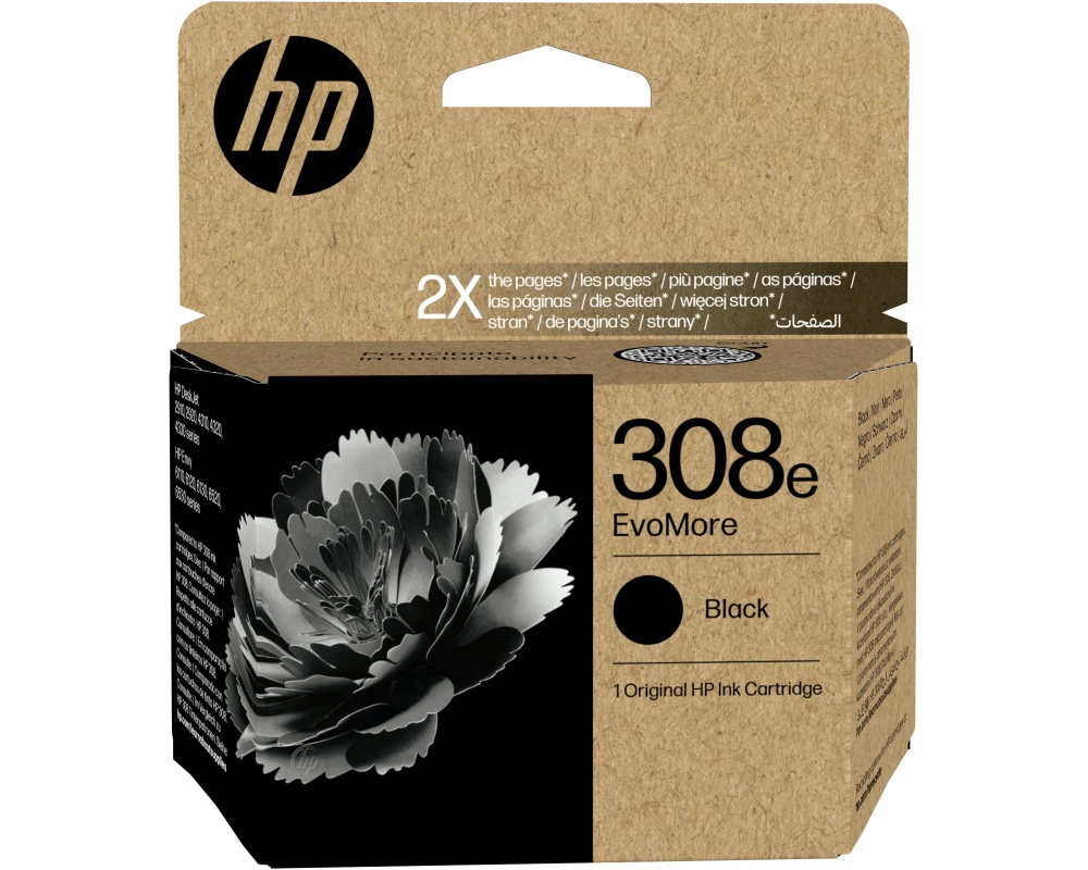 HP Tintenpatrone 308e schwarz 7FP22UE#LS1 Envy 6122e/6520e 320 Seiten
