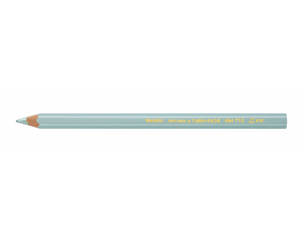 CARAN D'ACHE Colour Block 494.710 grün FSC metallic