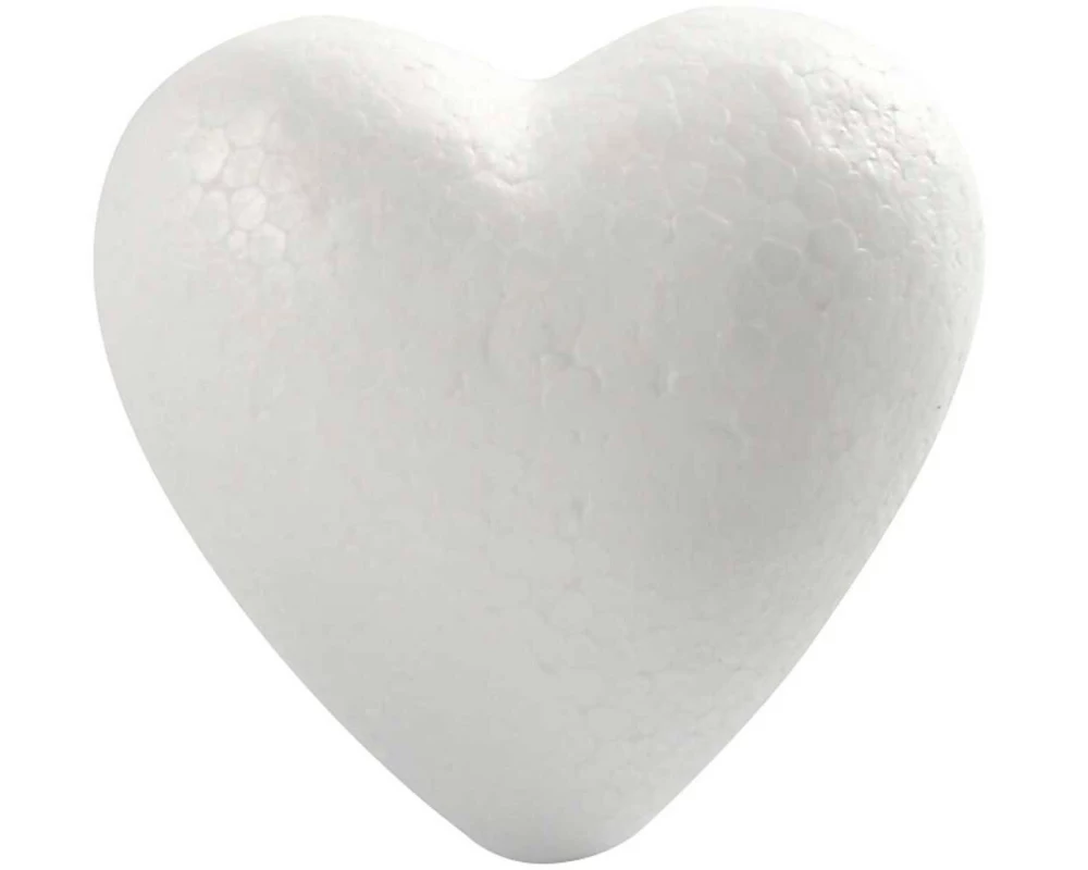 Creativ Company Styropor-Herzen 50 Stück, Weiss