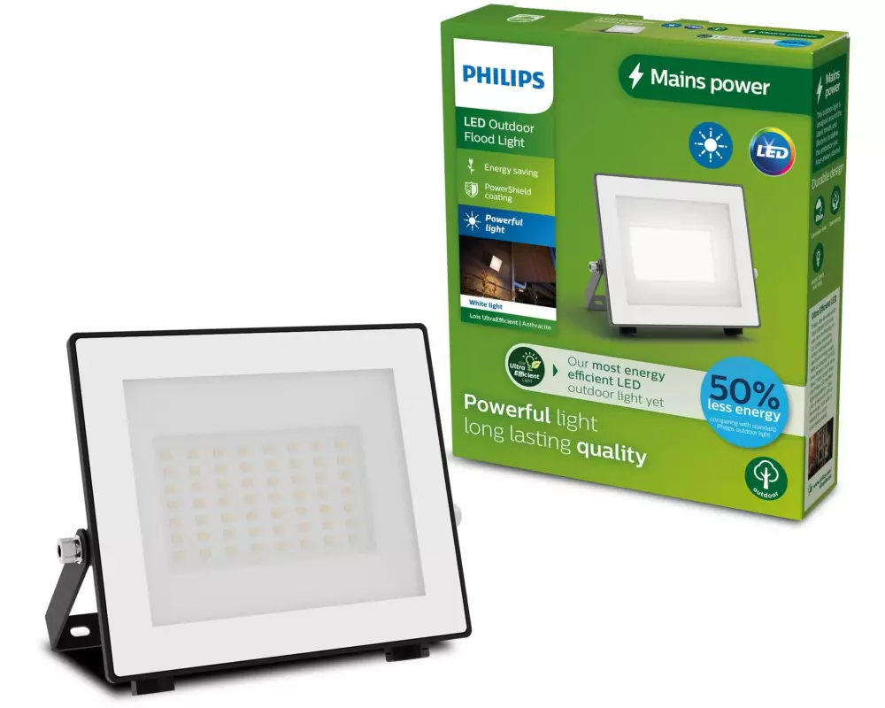 Philips Lois Ultra-Efficient-Flutlicht UE 14W 3000 K IP65 14 W