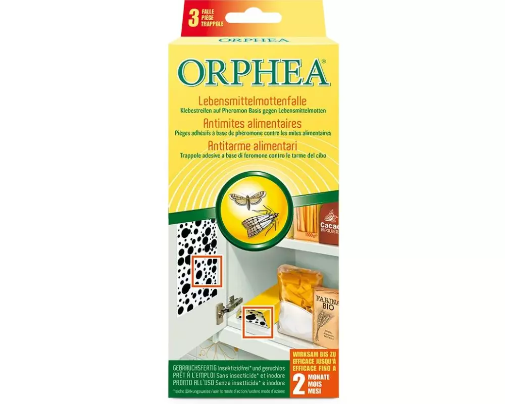 Orphea Lebensmittelmottenfalle 3 Stück