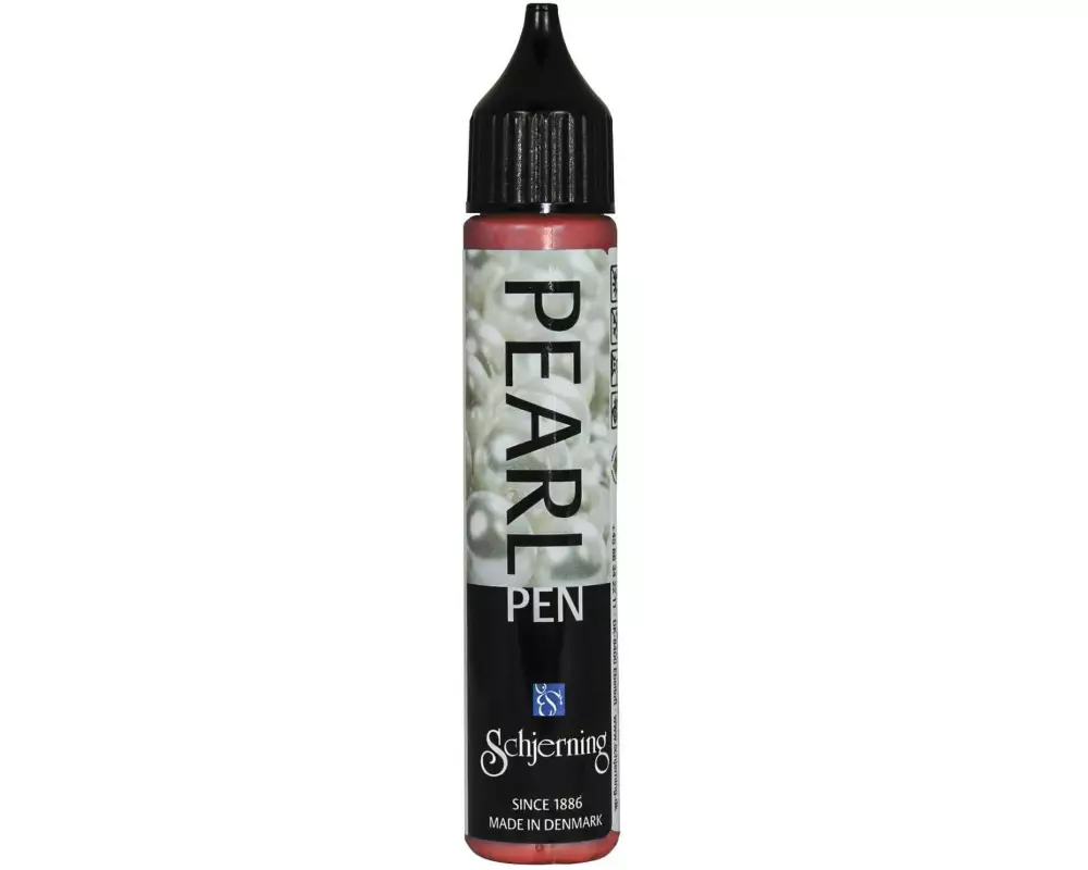 Schjerning Perlentropfenfarbe Pearl Pen 28 ml, Dunkelrot