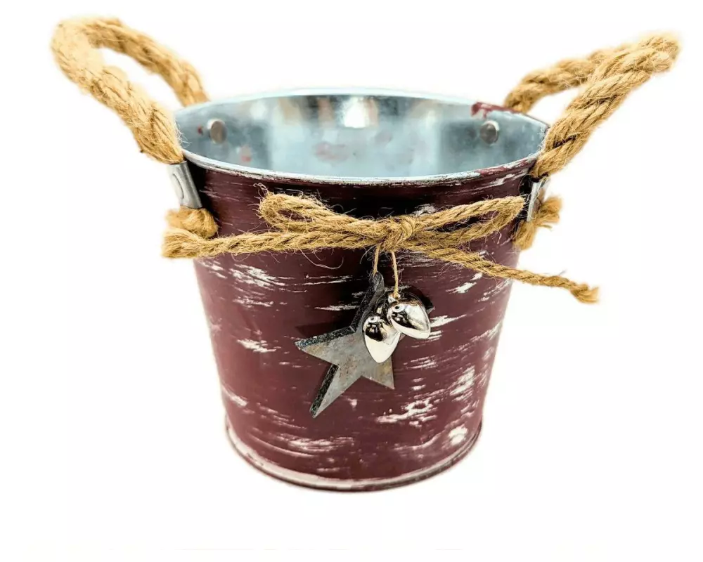 CHALET Weihnachtsdeko 14 x 12 x 10 cm , Rot