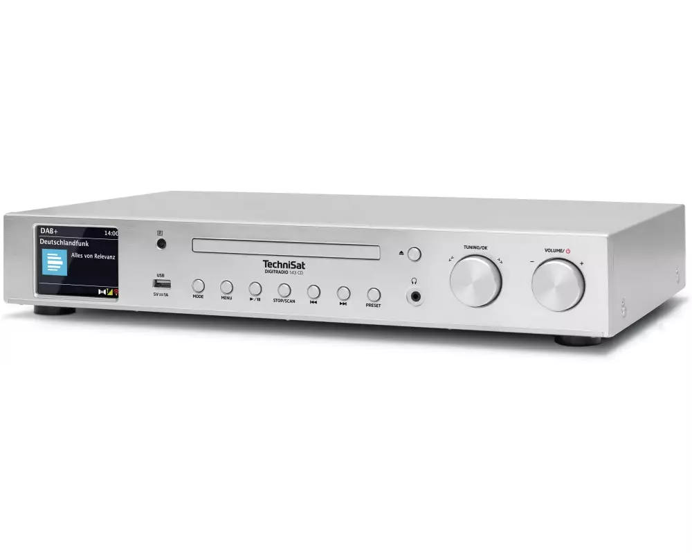 Technisat Radio-Tuner DigitRadio 143 CD V3 Silber