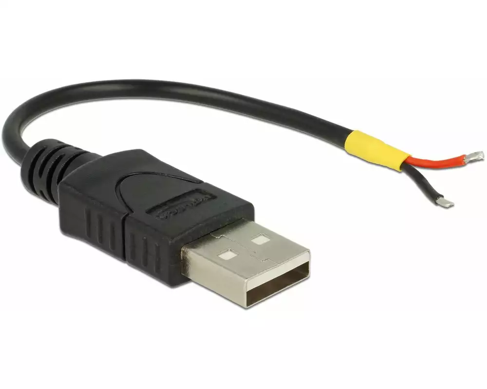 Delock USB-Stromkabel USB-A - Offen 0.1 m