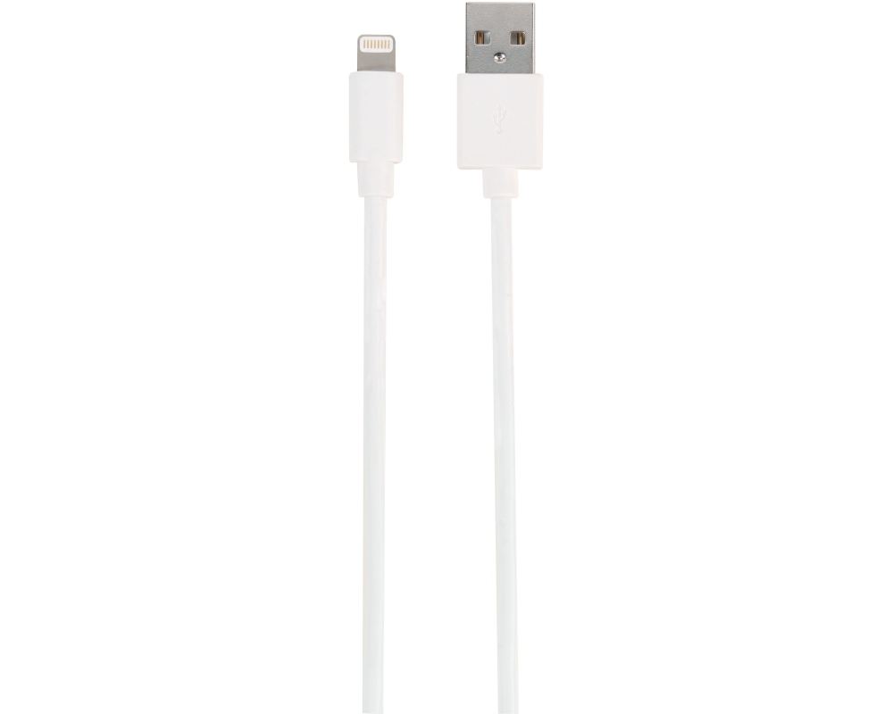 VIVANCO Lightning Kabel 61808 weiss, 1m