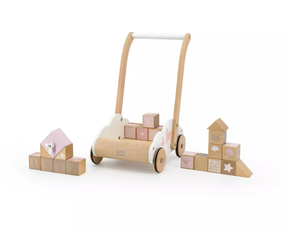 Label Label Lauflernwagen Pink