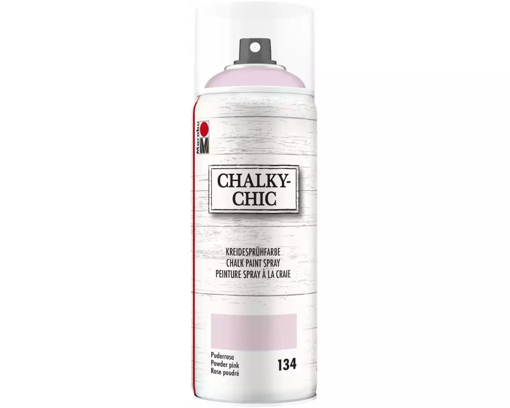 Marabu Kreidesprühfarbe Chalky-Chic 400 ml, Rosa