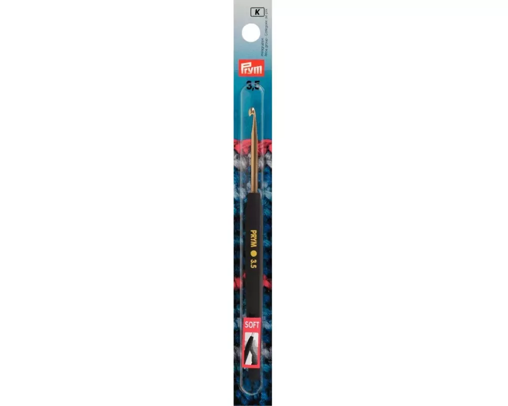 Prym Häkelnadel Ø 3.5 mm, Wolle, Soft-Griff
