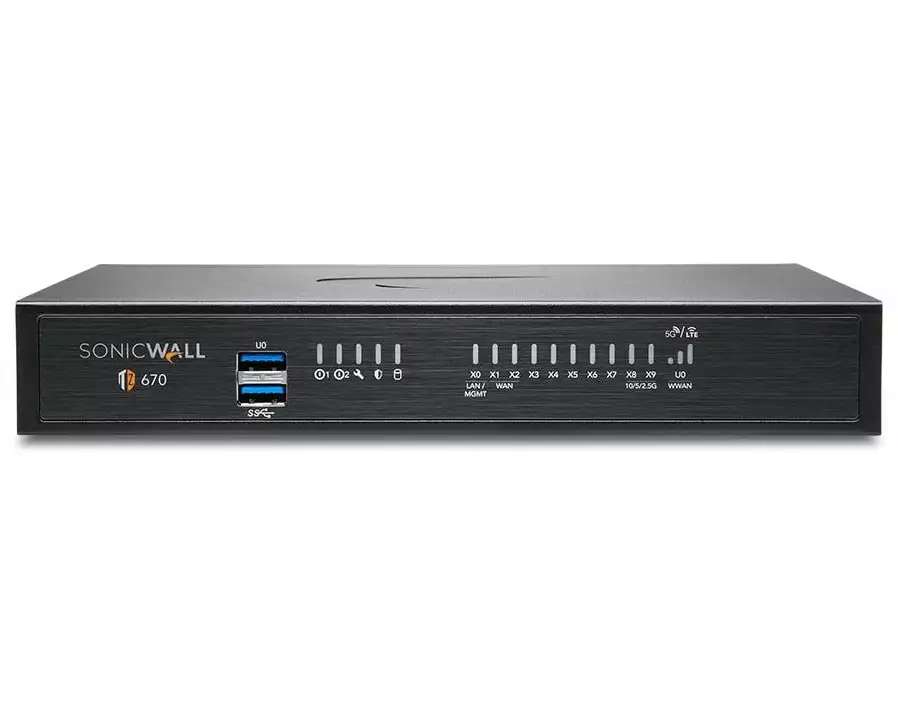 SonicWall Firewall TZ-670 Secure Upgrade Plus Essential 2 Jahre