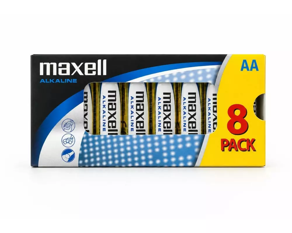 Maxell Batterie LR06 AA , 8 Stück