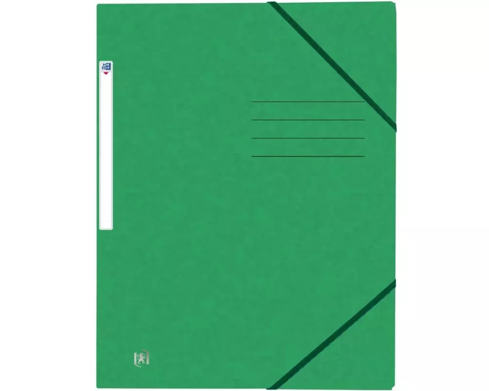 Oxford Gummibandmappe A4, Grün