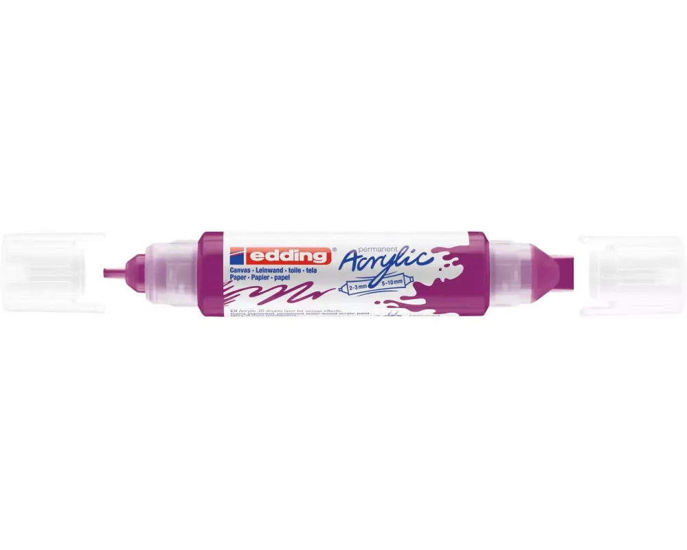 edding Acrylmarker 5400 Double Liner, Brombeer