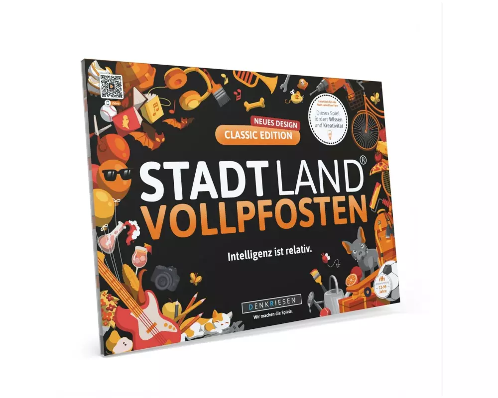 Denkriesen Stadt Land Vollpfosten A4 Block Classic Edition -DE-