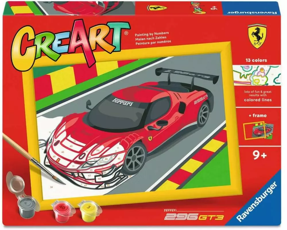 Ravensburger Malen nach Zahlen CreArt – Ferrari 296 GT3 EVO