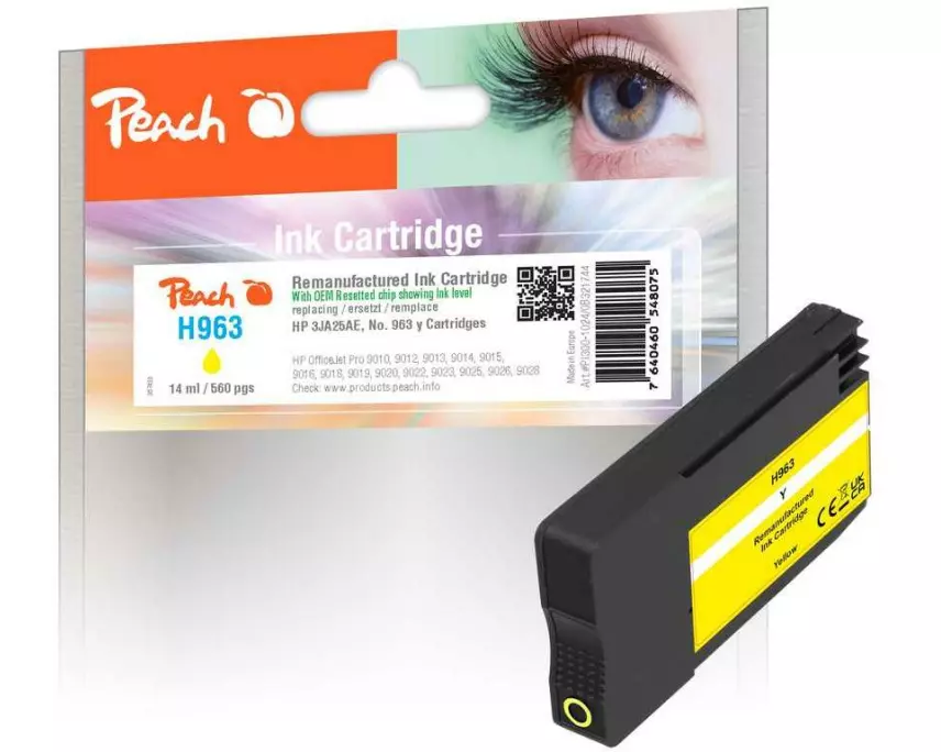 Peach Toner HP No. 963 Y, 3JA25AE Yellow