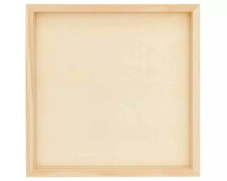 Rico Design Holzartikel Objektrahmen 15.8 x 15.8 cm