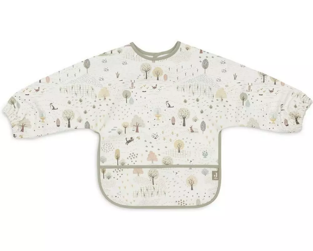 Jollein Ärmel-Lätzchen wasserdicht Tiny Park 75 x 40 cm