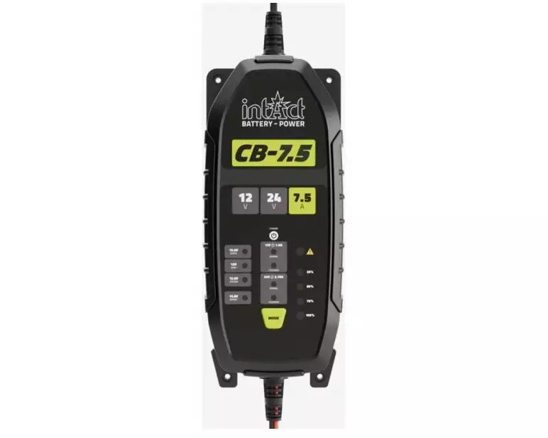 intAct Batterieladegerät ChargeBox 7.5A 12 V und 24 V