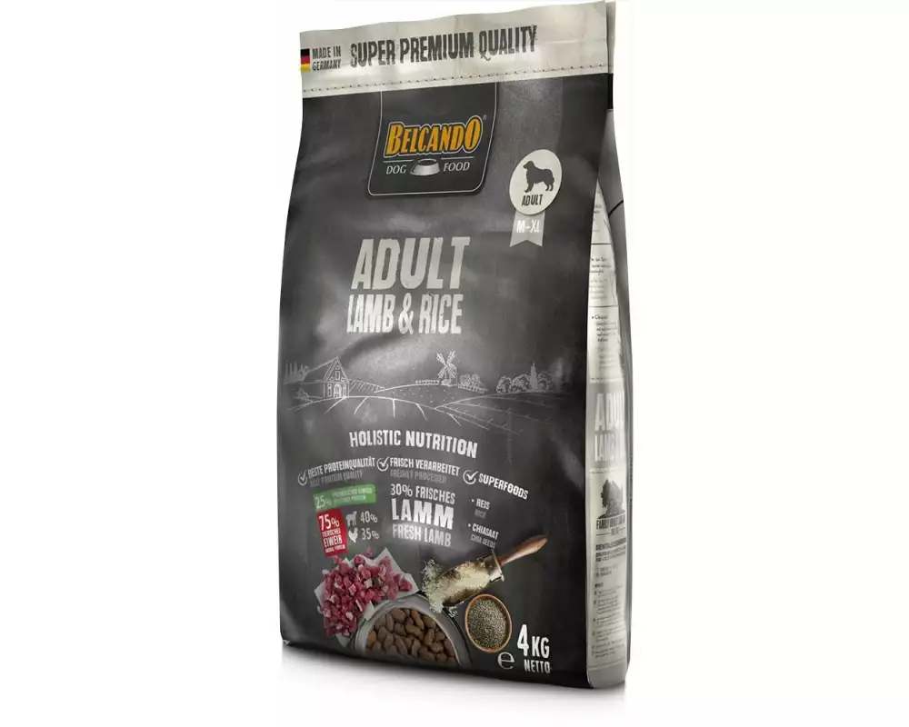Belcando Trockenfutter Adult Lamm+Reis, 4 kg