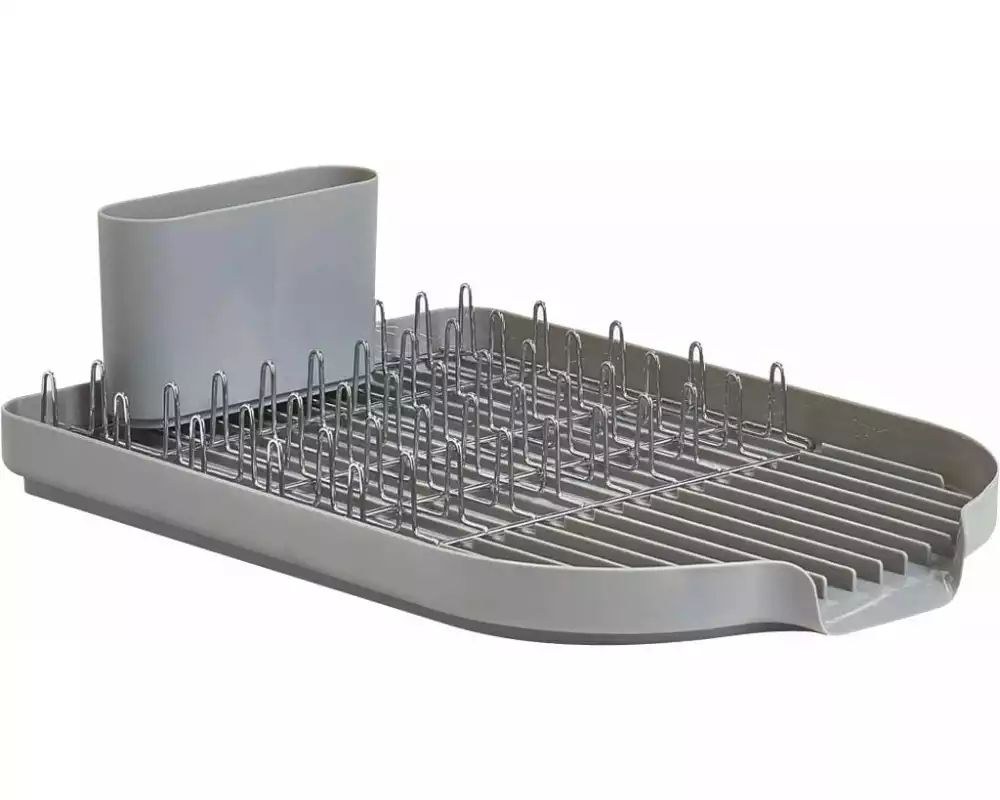 Zeller Present Abtropfgestell 45 x 32 x 13 cm, Metall / Kunststoff, Grau