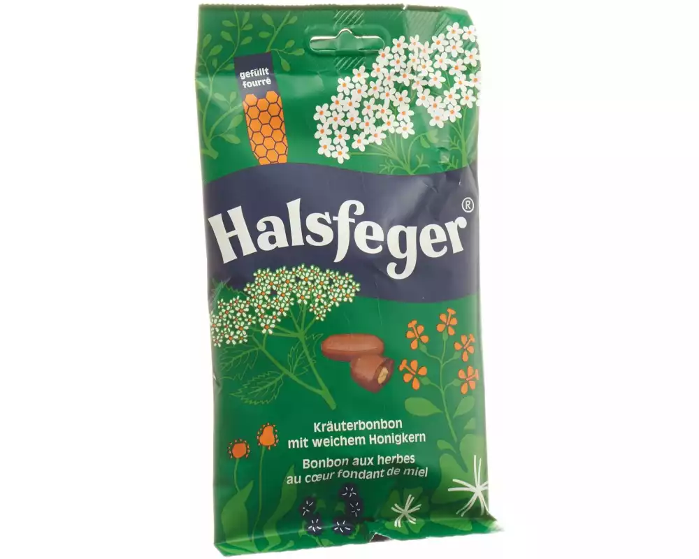 Halsfeger Kräuterbonbon mit Honigkern 90 g