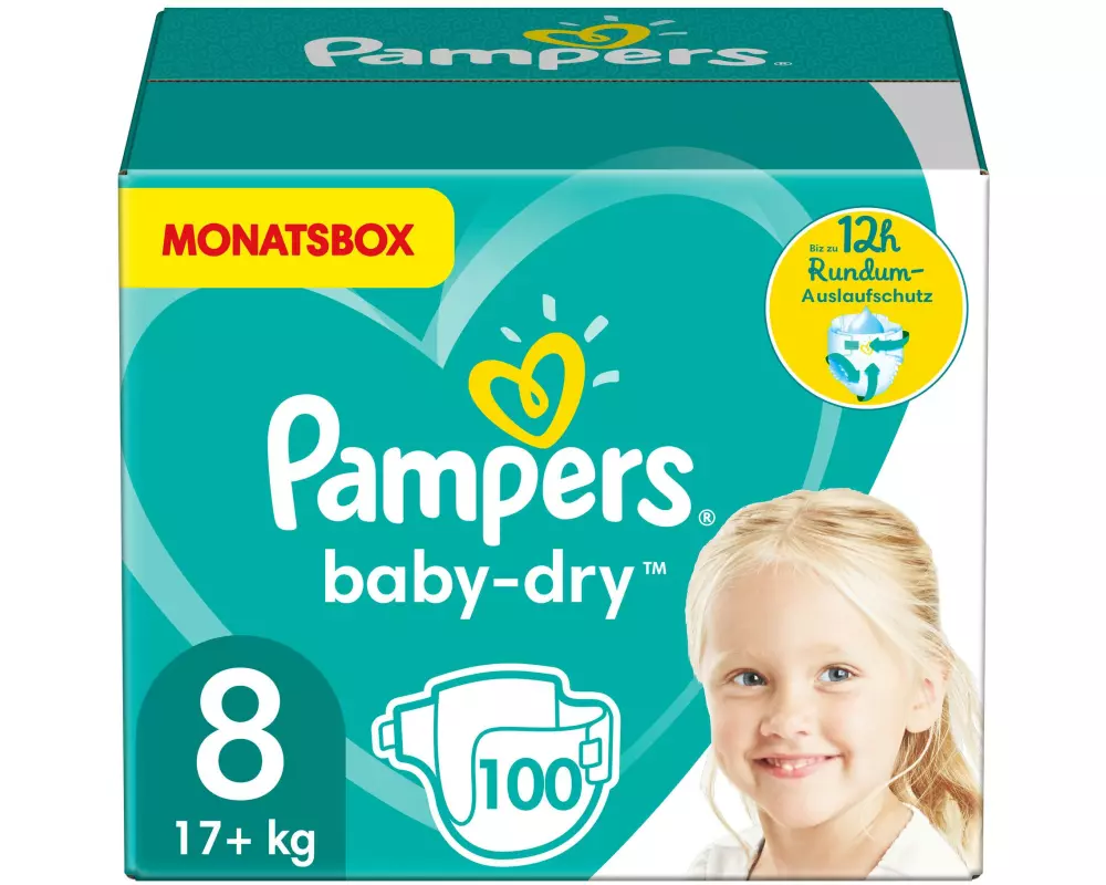 Pampers Windeln Baby Dry Monatsbox Grösse 8