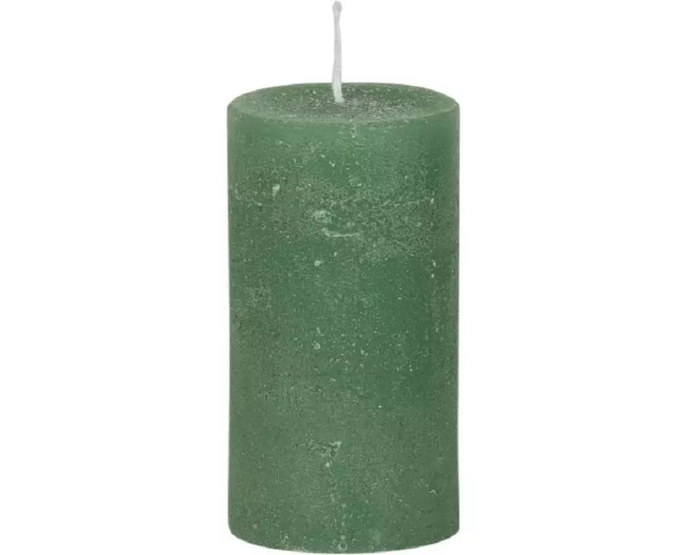 Weizenkorn Kerze Ice 9 cm x 5 cm, Grün, 6 Stück