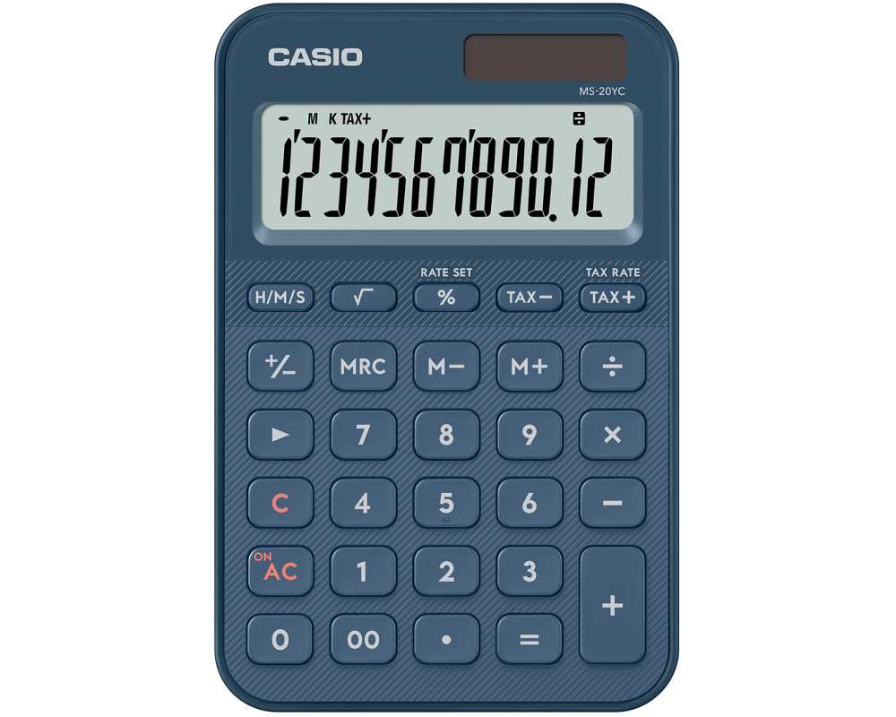 CASIO Taschenrechner MS-20YC dunkelblau