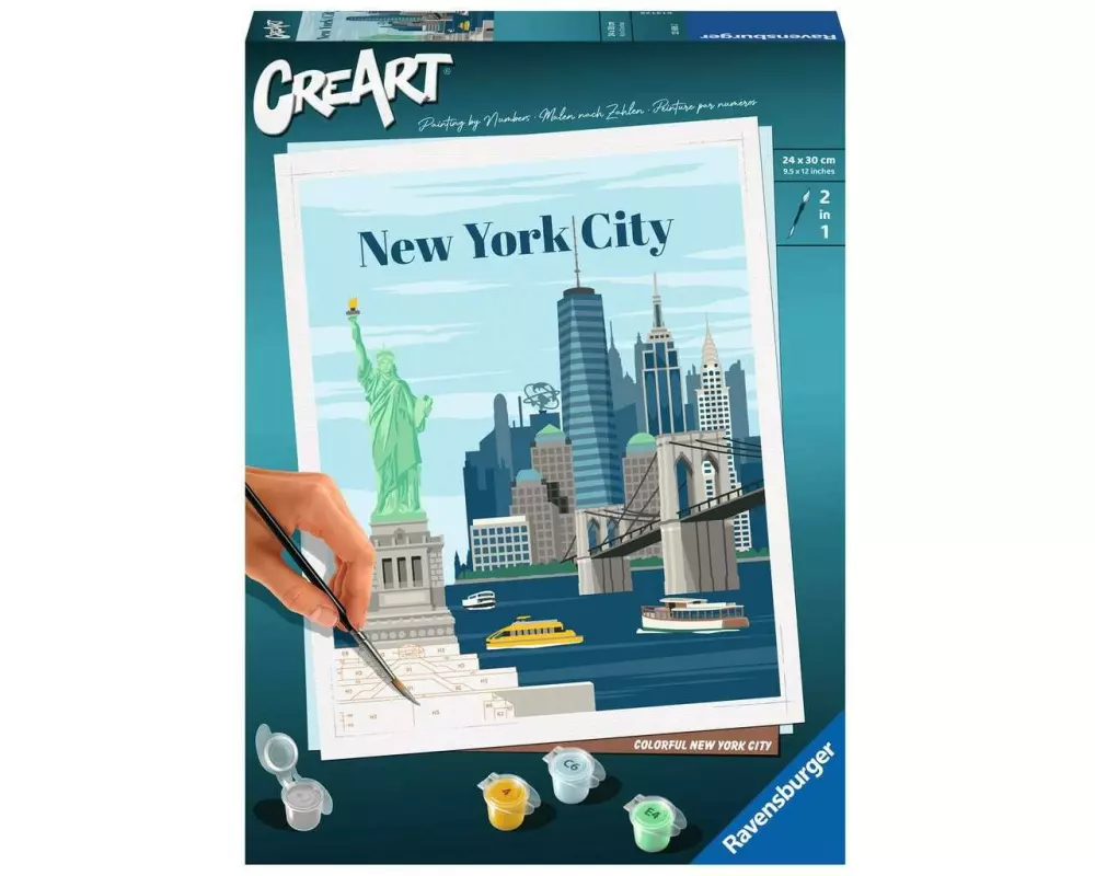 Ravensburger Malen nach Zahlen CreArt: Colorful New York City