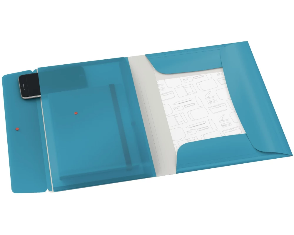 Leitz Gummibandmappe Cosy Blau