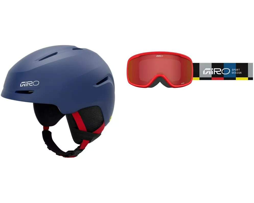 Giro Spur Flash Combo Blau/Rot, S