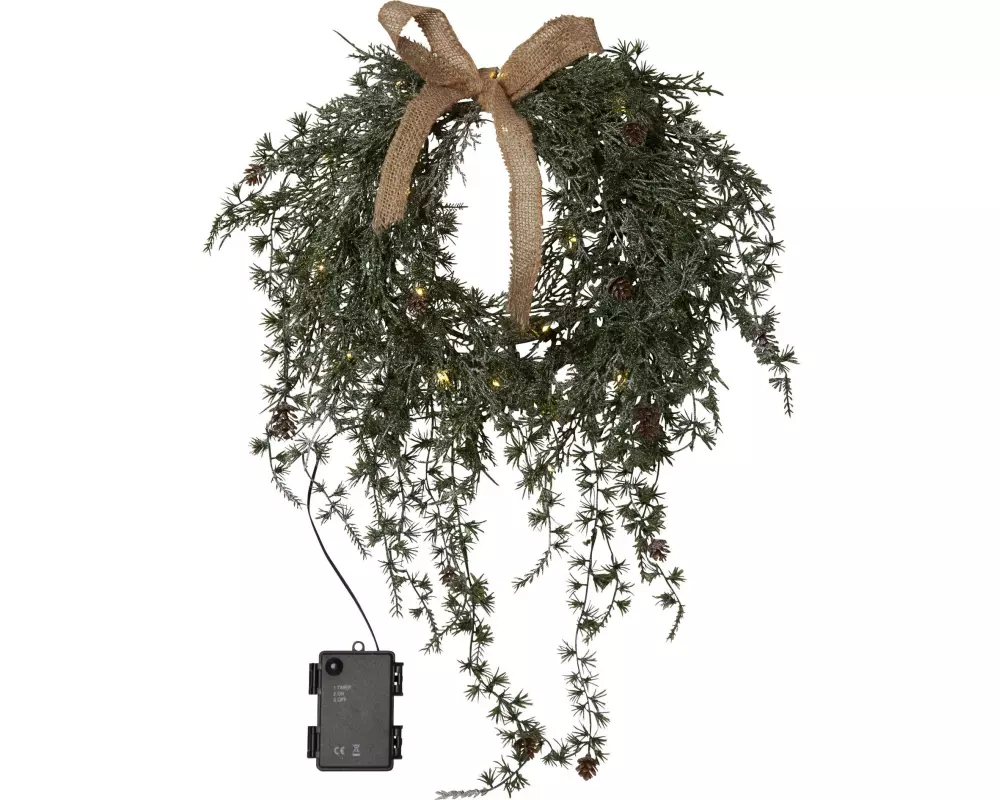 Star Trading Kranz Barr Warmweiss